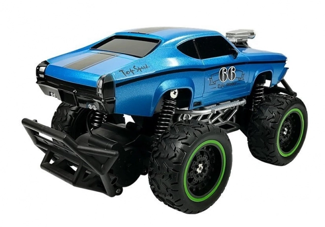 Fernbedienung Auto Offroad Hohes Rad Blau