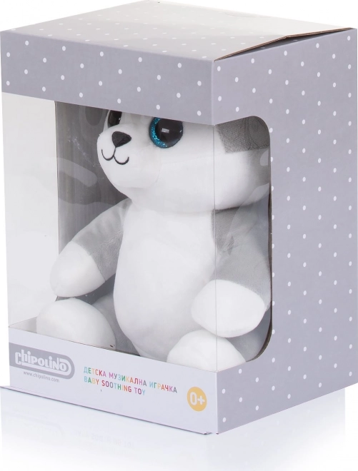 CHIPOLINO Plüsch Huskey mit Lichtern und Musik