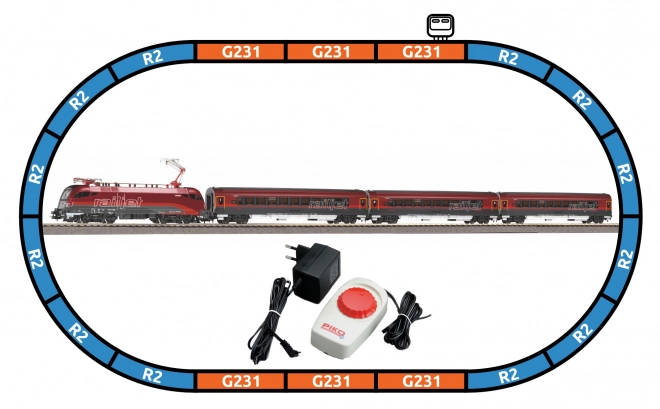 Startset Personenzug Taurus Railjet ÖBB VI