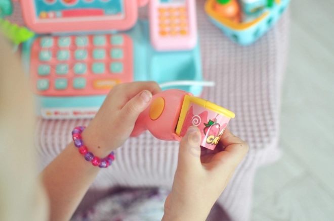 Kinder Spielkasse mit Scanner, Waage und Mikrofon von Woopie