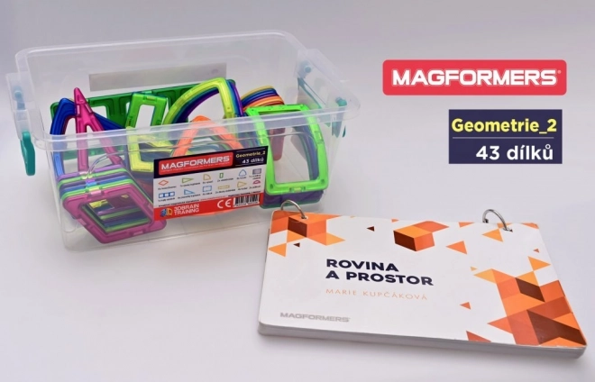 Magformers Geometrie Box 2: Plane und Raum - 43 Teile