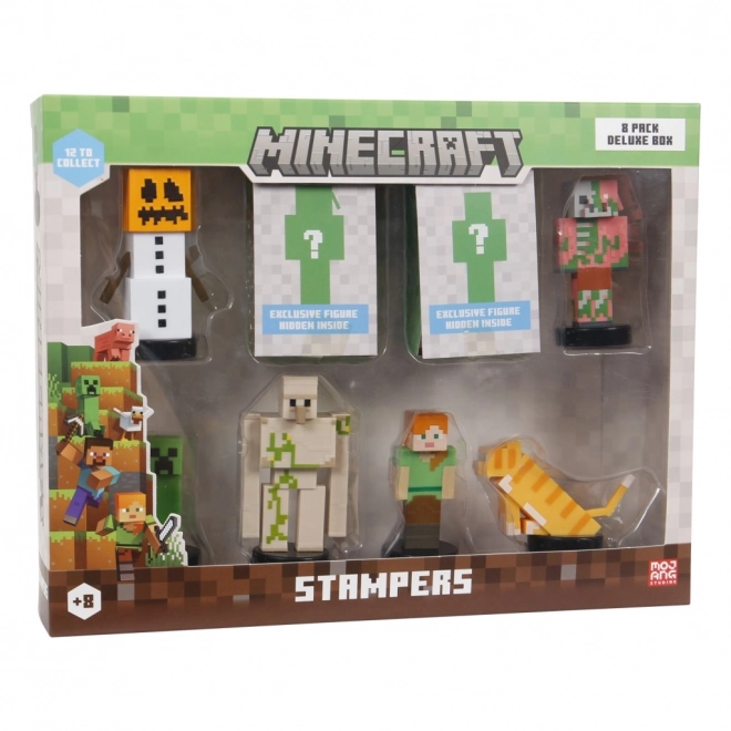 Minecraft Stempelset Deluxe Box 8er Pack