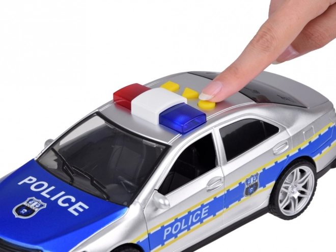 Polizeiauto mit Geräusch und Licht