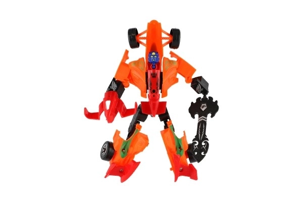 Transformer Auto/Roboter Rennformel aus Kunststoff 19cm