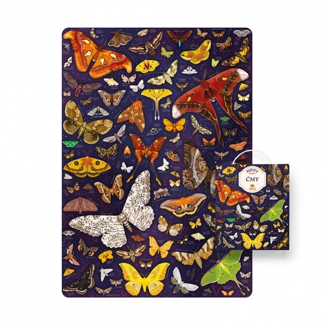 Puzzlove 1000 Teile Nachtfalter Puzzle