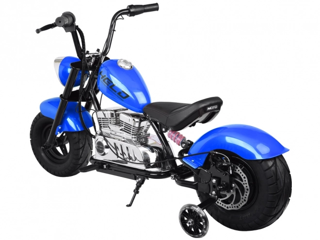 Elektrischer Chopper Motorrad für Kinder – Blau
