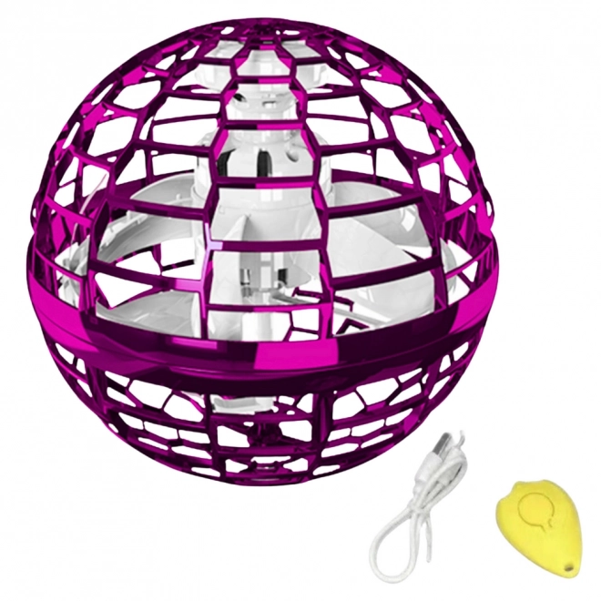 Rosa fliegender leuchtender Ball Flynova LED