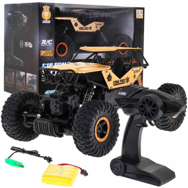 Ferngesteuerte Crawler Monster für Kinder ab 6 Jahren - Gold 1:18 Modell