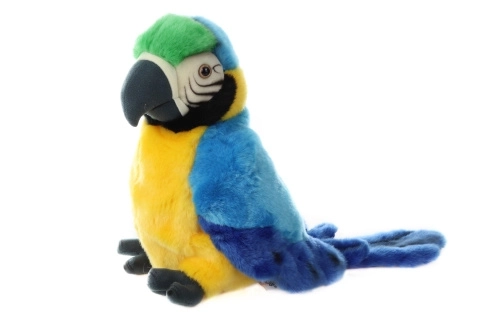 Plüsch-Papagei Handpuppe