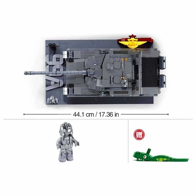 Sluban Modellbausteine Panzer ZTS-99AS im Maßstab 1:35