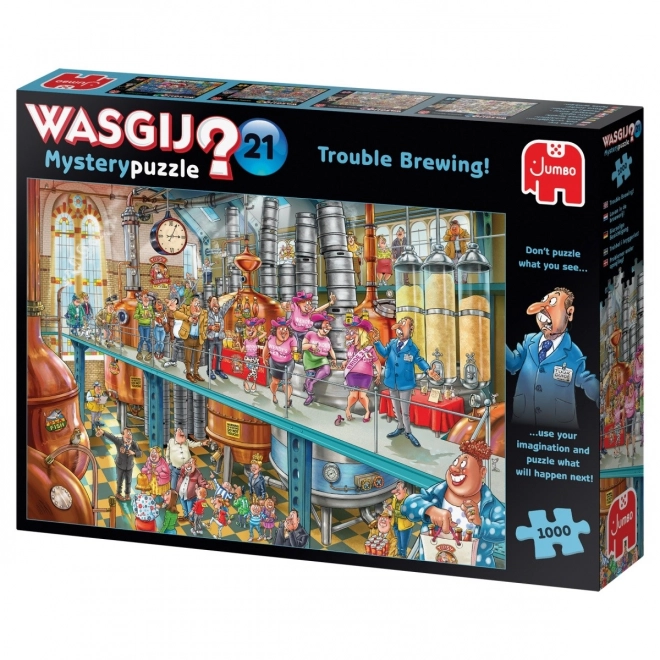 Wasgij Mystery 21 Puzzle: Ärger naht! 1000 Teile