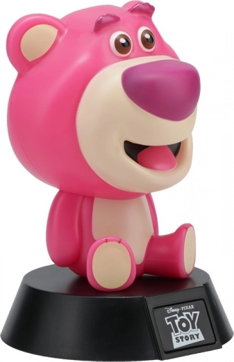 Stabiler Sockel mit Toy-Story-Logo