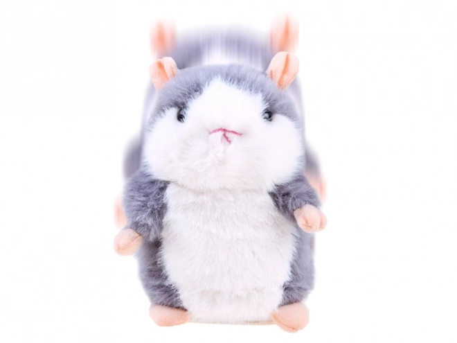 Lustiger Interaktiver Sprechender Plüschhamster – Grau