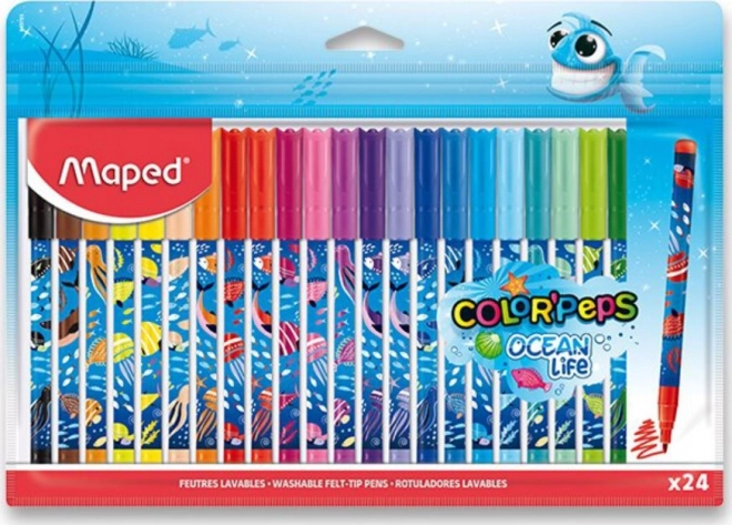 Fixy Color'Peps Ocean Life Set - 24er Pack