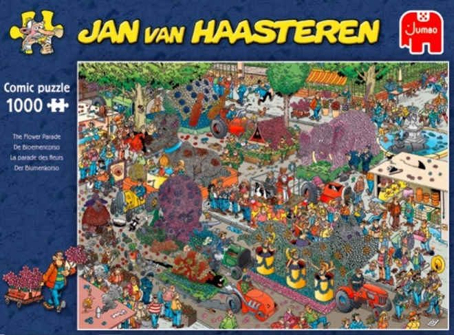 JUMBO Jan van Haasteren Blumenparade Puzzle 1000 Teile