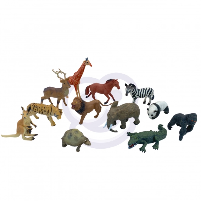Woopie safari figura-set mit mattestück