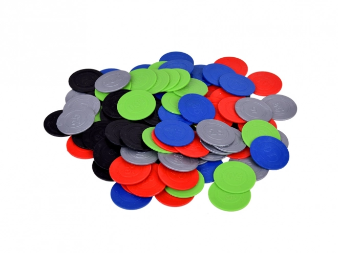 Doppelseitiges Kartenspiel-Set Poker und Blackjack