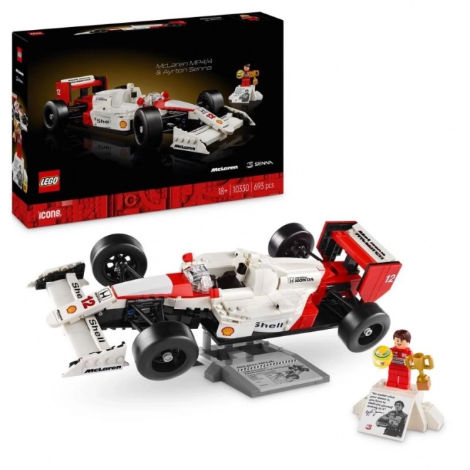 Bausatz LEGO McLaren MP4/4 und Ayrton Senna