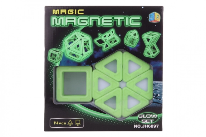 Magnetisches leuchtendes Konstruktionsset