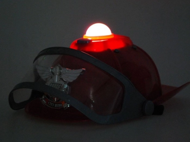 Feuerwehrmann-Set mit Helm, Licht, Sound und Feuerlöscher