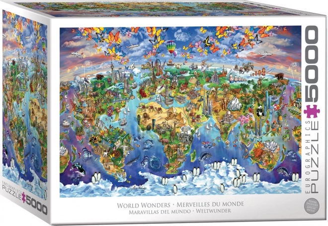 Eurographics 5000 Teile Weltwunder Puzzle