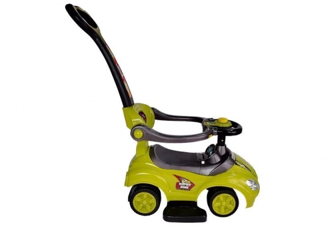 3-in-1 Mega Car Kinderlaufrad Gelb