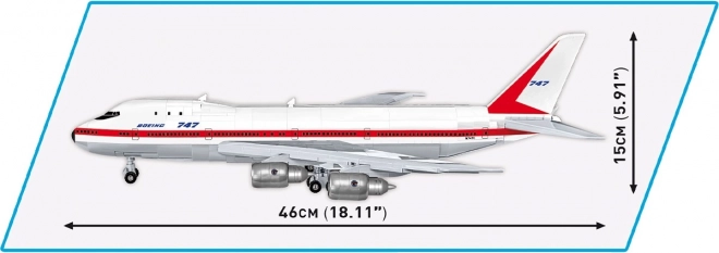 COBI Boeing 747 Erste Flug 1969 Bausatz