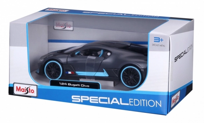 Bugatti Divo Modellauto 1:24 Grau-Blau