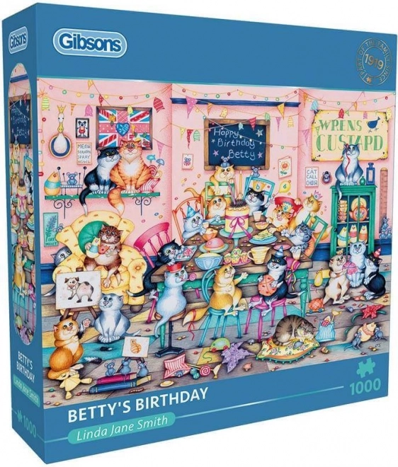 Gibsons Puzzle Bettys Geburtstag 1000 Teile