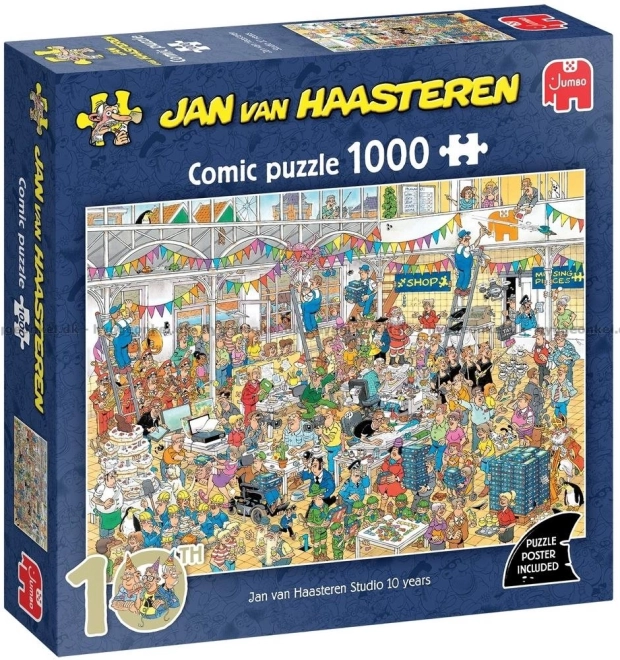 JUMBO-Puzzle Jan van Haasteren 10. Jubiläum 1000 Teile