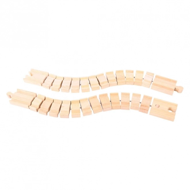 Bigjigs Rail Flexible Schiene 2 Stück