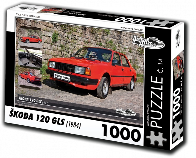 Retro-Autos Puzzle Škoda 120 GLS 1984