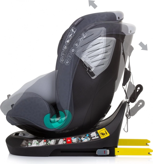 Chipolino Kindersitz Supreme i-Size 40-150 cm Isofix 360° Granite