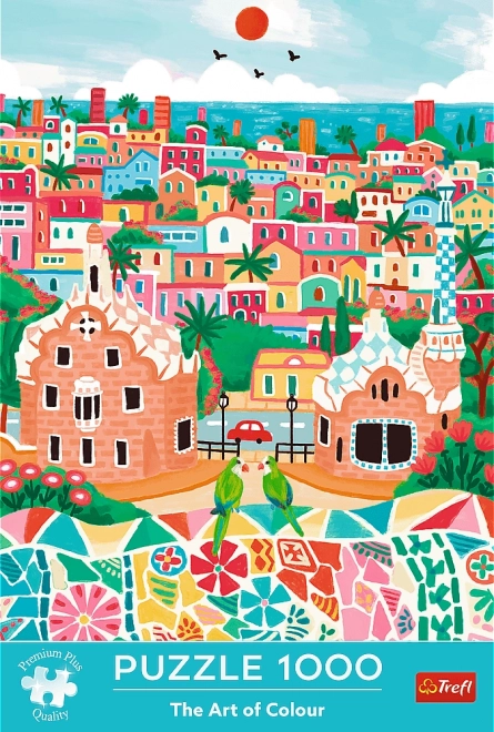 Puzzle Die Kunst der Farben: Barcelona, Spanien 1000 Teile