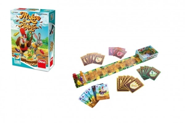 Kinder Brettspiel Karotten-Rennen