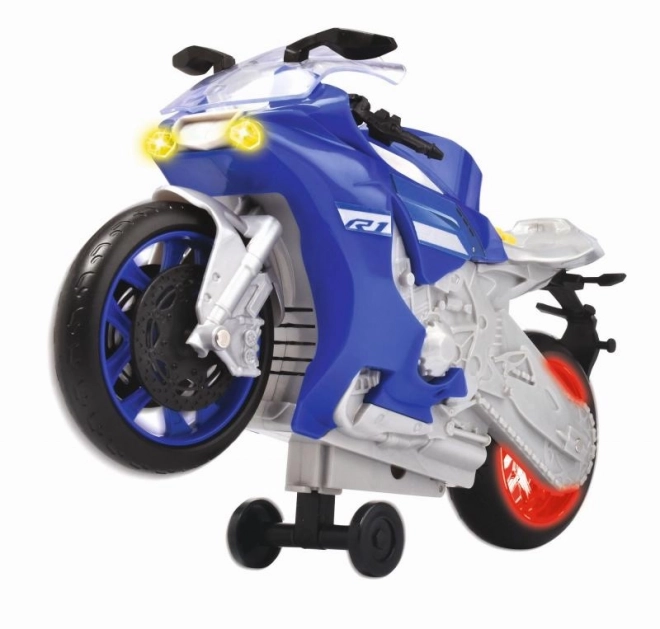 Motorrad Yamaha R1 mit Wheelie Funktion