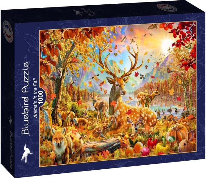 Puzzle Tiere im Herbst 1000 Teile