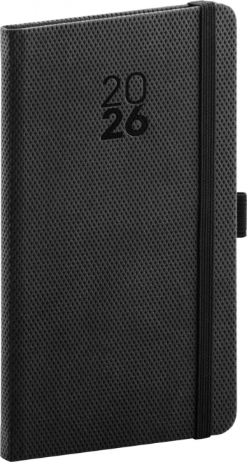 Taschenkalender Diamante 2026 Schwarz