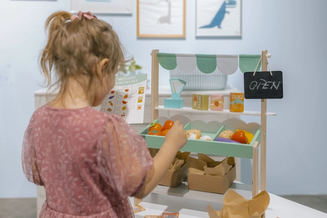 Holzladen Spieleshaus Kinder Marktstand