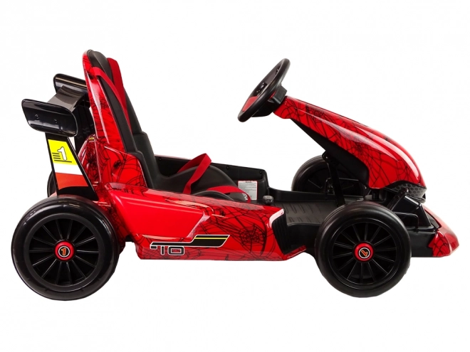 Gokart mit Batterie Rot Spider