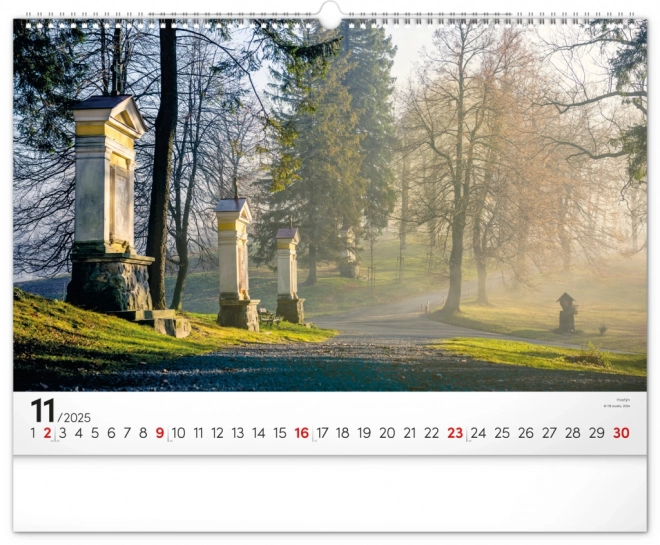 Notique Wandkalender Panorama Tschechische Republik 2025