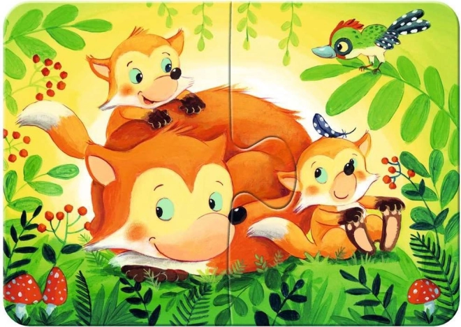 Mein erstes Puzzle Waldtiere 4in1
