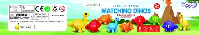Montessori Dinosaurier Zahlen lernen Set