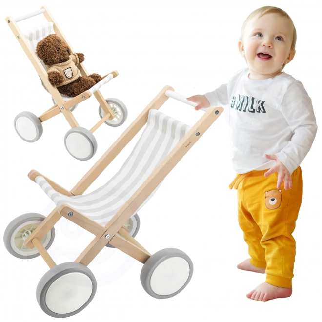 Holzpuppenwagen Buggy