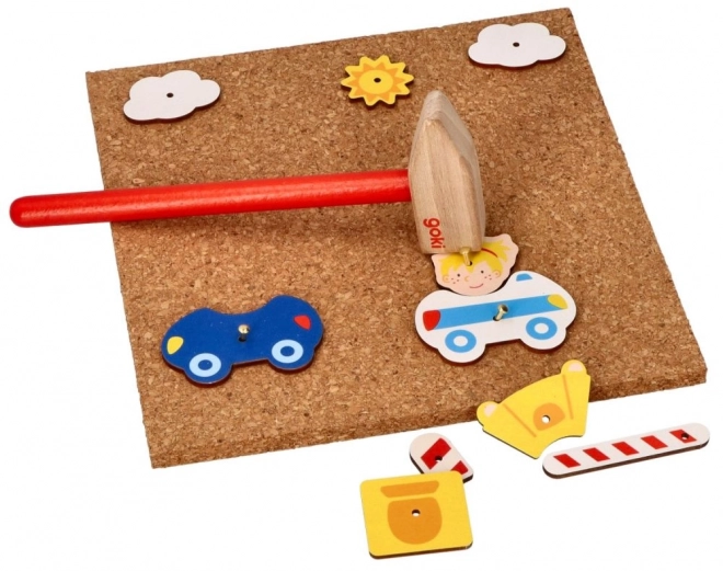 Bunte Holzformen