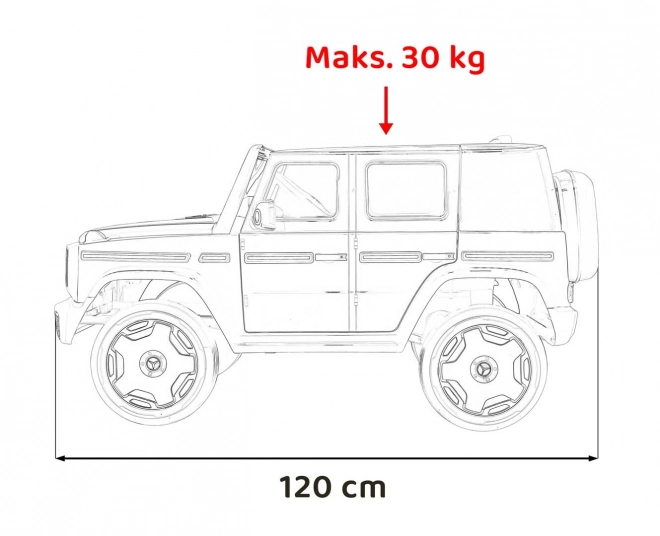 Mercedes Benz EQG Weiß