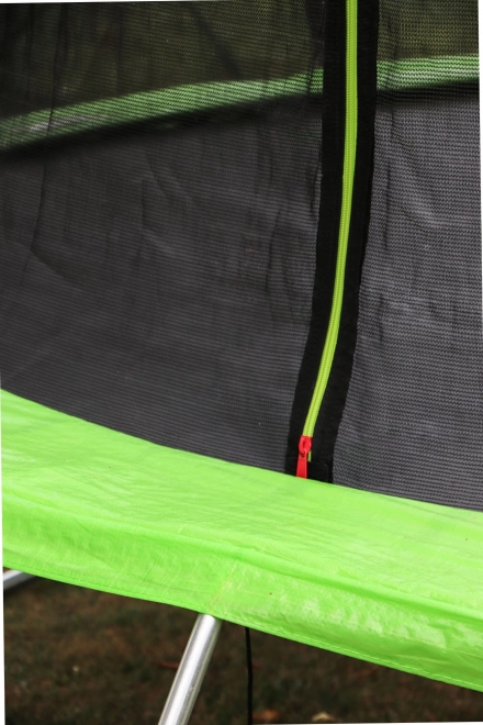 Trampolin Deluxe 244 cm mit Sicherheitsnetz und Leiter
