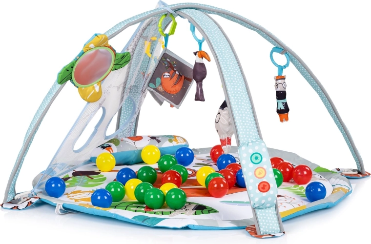 Spieldecke mit Lichtern und Geräuschen Jungle Chipolino