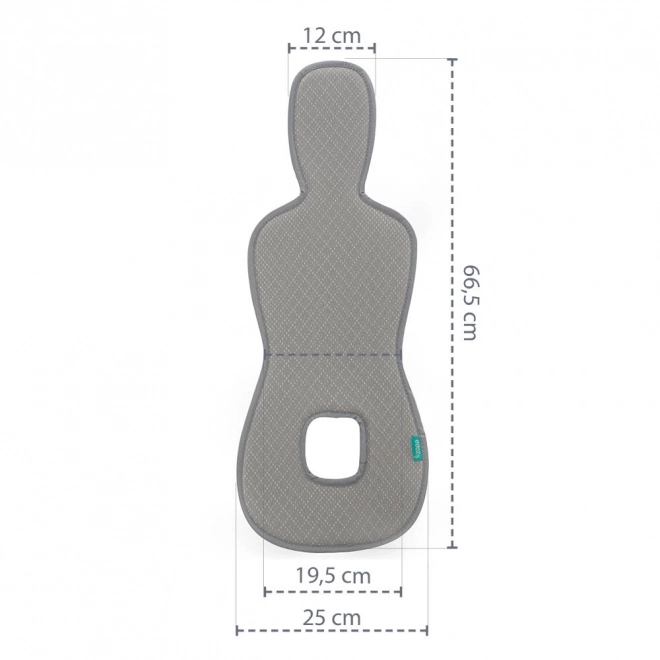 Atmungsaktive Sitzeinlage für Autositzgruppe 0+ Ice Grey