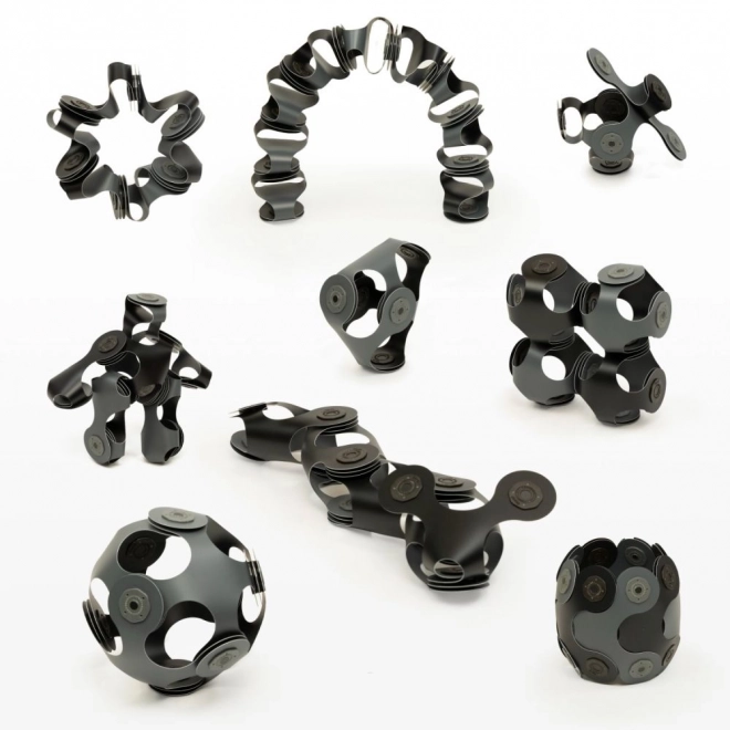 Magnetisches Konstruktionsspielzeug Designer Pack Clixo Schwarz